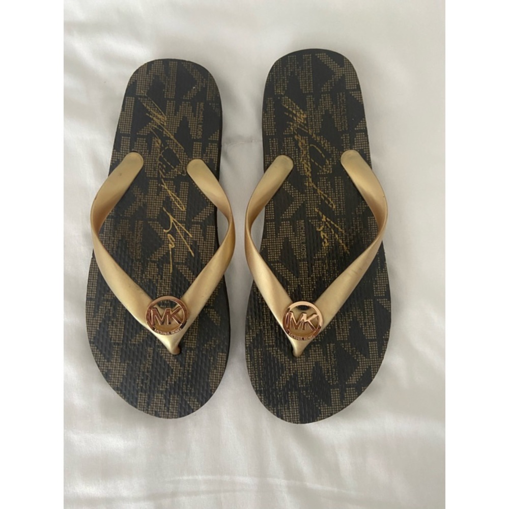 Michael Kors Women Flip Flops Size 8